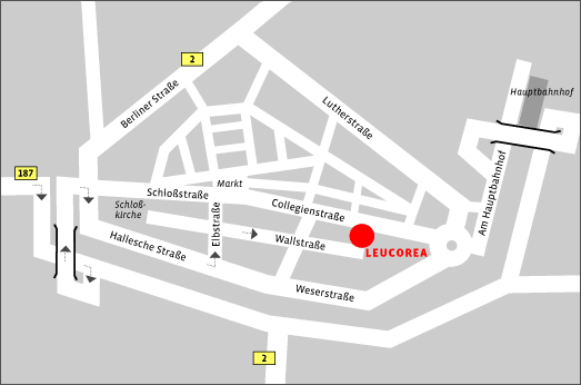 Anfahrtskizze (Wittenberg)